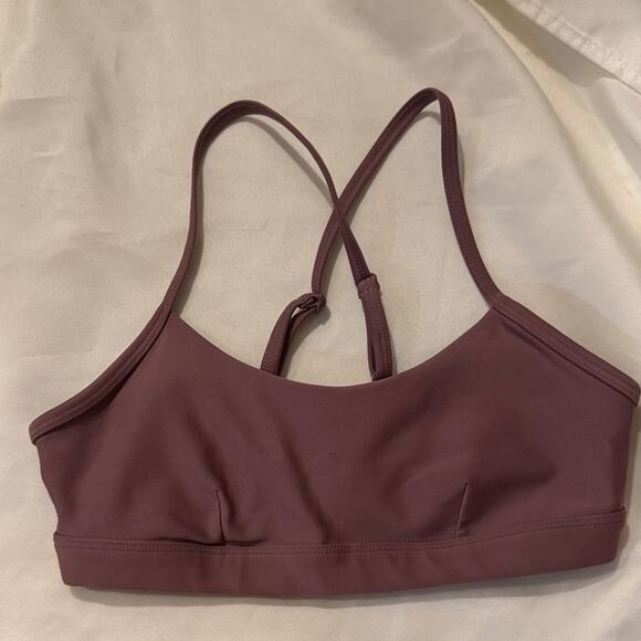 Alo Airlift Intrigue Bra in Woodrose Mauve size XS - Picture 2 of 5